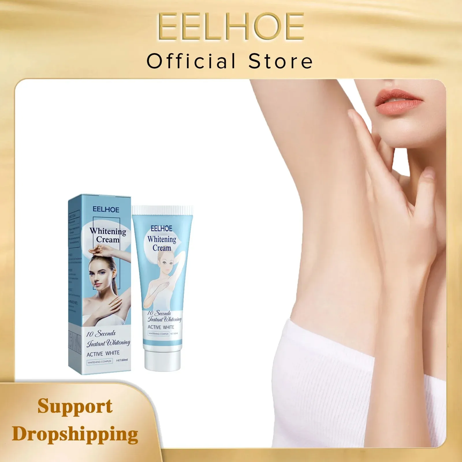 Frauen Achsel aufhellung creme Achsel aufhellung creme Beine Knie private Teile Körper weiß pflegende aufhellende Hautpflege Image