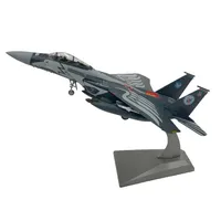 1/100 Maßstab F-15 Kampf flugzeug Metall Modell Flugzeug Sammlerstücke Dekor