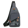 Multifunktion ale Brusttasche Herren Mode Schulter tasche Oxford Stoff lässige Umhängetasche für