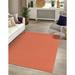 Rugs.com Everyday Solid Collection Rug â€“ 4 x 6 Terracotta Medium Rug Perfect For Entryways Kitchens Breakfast Nooks Accent Pieces