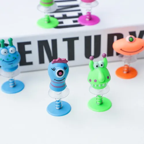 6 Stück Cartoon Monster Springen Puppen Spielzeug für Kinder Geburtstags feier begünstigt Baby