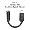 Trn te dac amp adapter typ-c auf 3 5mm audio kabel chip kopfhörer verstärker pcm 192kHz für trn