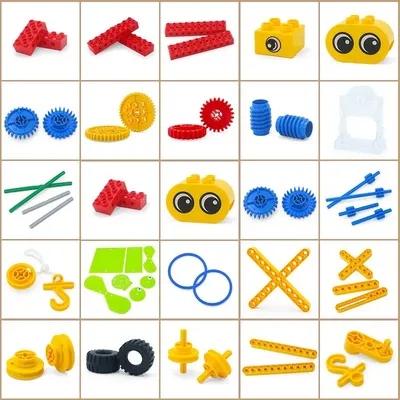 Große-partikel Kinder DIY Bausteine Spielzeug Maschinenbau Technologie Montage Bausteine Image