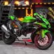 Welly 1/12 Kawasaki 2021 Ninja ZX-10R schwere Motorrad legierung Modellautos Spielzeug Metall Cross