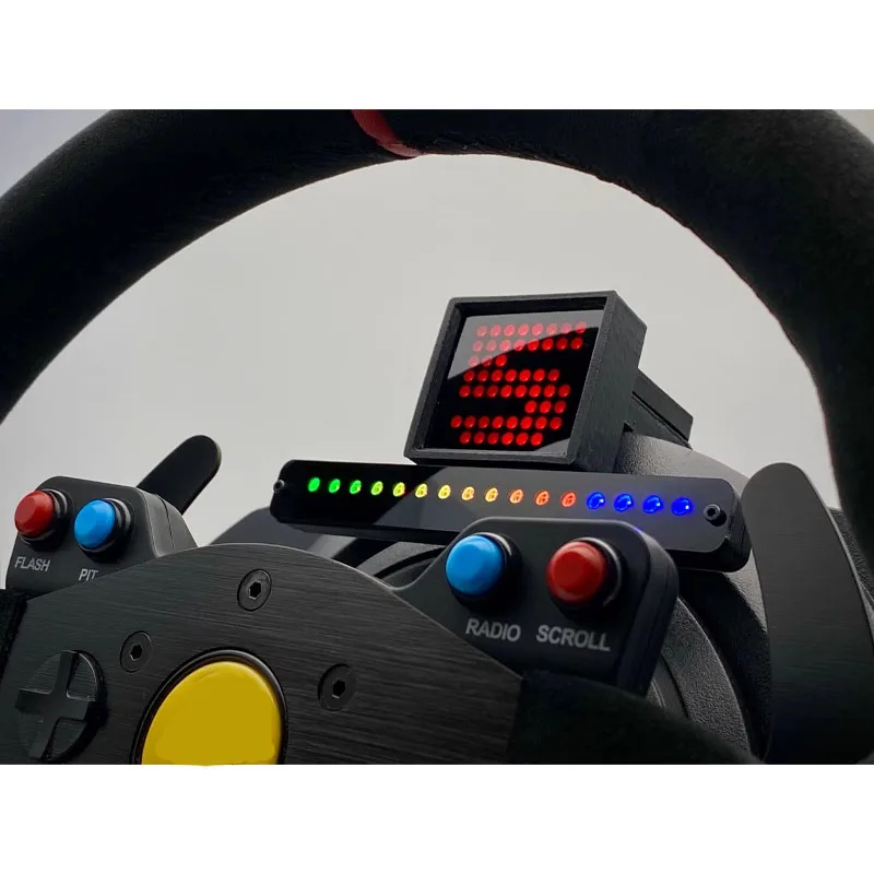 PC Simulation Racing Spiel Dashboard Display Meter Für Thrustmaster T300 Für Logitech G29 G27 SIMAGIC FANATEC MOZA Image