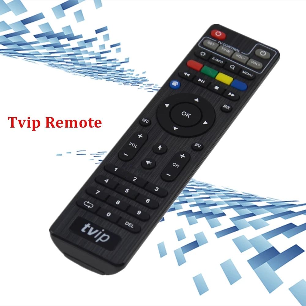 Original Heißer Verkauf TVIP TV Box Fernbedienung Für TVIP710 TVIP605 Schwarz Farbe TVIP Fernbedienung Ohne Bluetooth Image