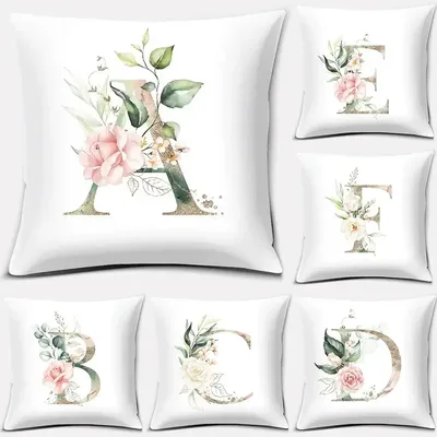 Brief Serie Kissen Geschenk Home Office Kissen bezug Dekor Kissen bezug für Sofa nach Hause super Image