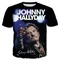 2024 neue Johnny Hallyday 3d gedruckt T-Shirt Männer Frauen Sommer Mode lässig Streetwear Kleidung