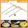 T Form Holz Crêpe Maker Pfannkuchen Teig Spreader Stick für Küche nach Hause DIY Pfannkuchen