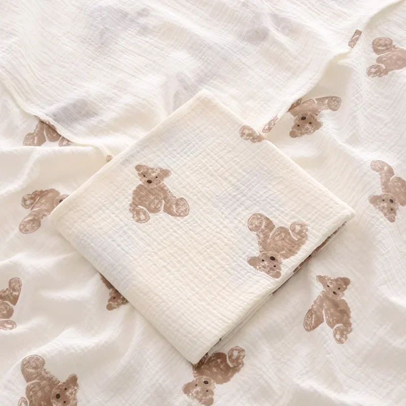 X cm Baby erhalten Decke für Neugeborene Baumwolle Musselin Wickel decke Bettwäsche Baby Badet uch Baby artikel Mutter Kinder Image