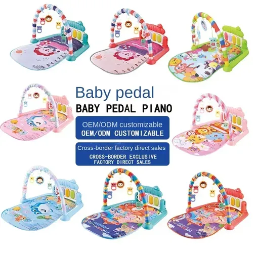 Neue heiß verkaufte Babys pielzeug Musik Pedal Klavier 0-1 Jahre alt Neugeborenen Klavierspiel Pad