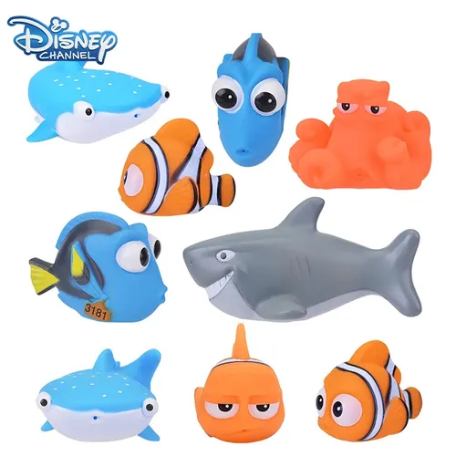 Baby Bad Spielzeug finden Nemo Dory Float Spray Wasser Squeeze Spielzeug Weich gummi Bad spielen