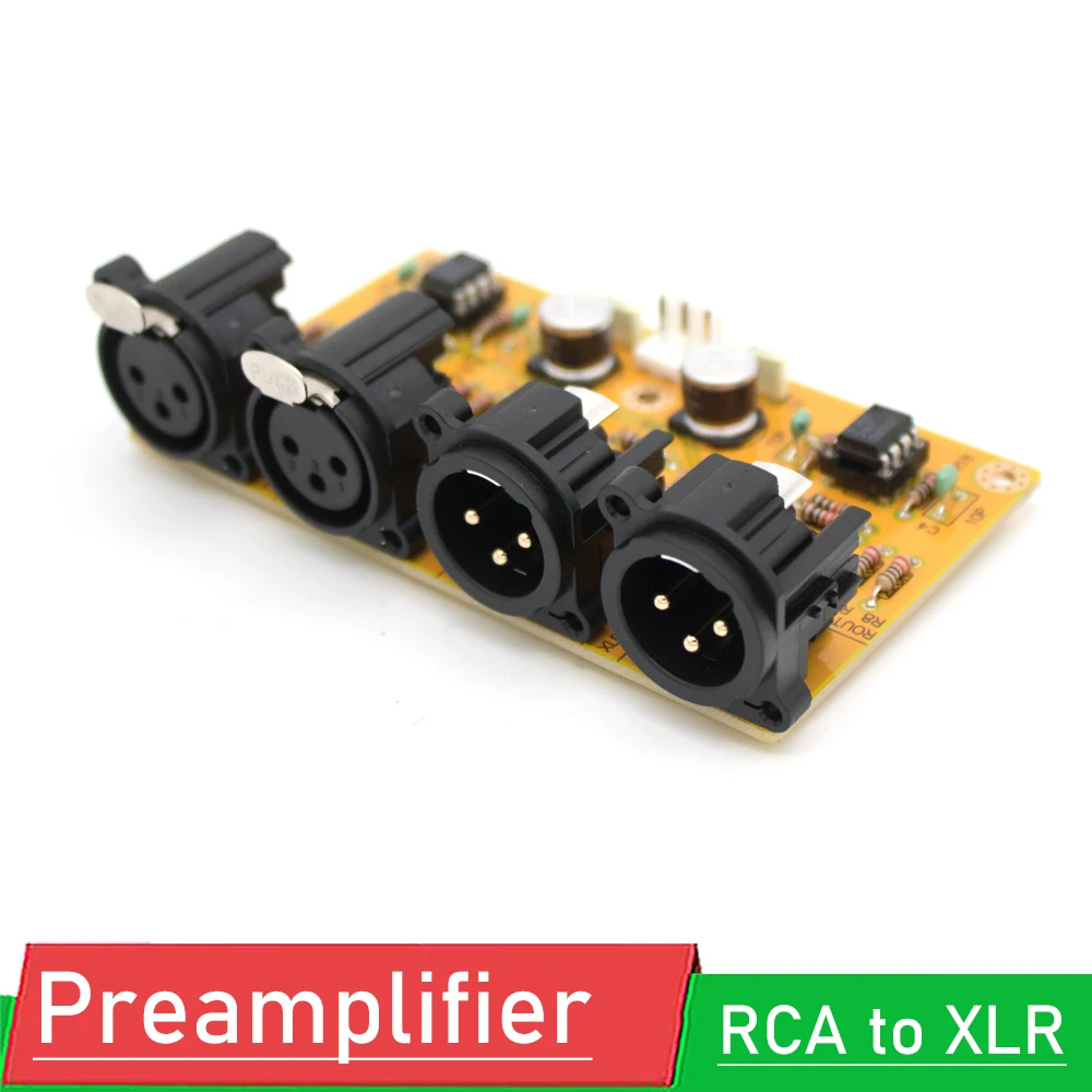Balanced preamp / unbalanced to balanced / balanced to unbalanced / RCA to XLR board Module FOR Preamplifier Power Amplifier Image