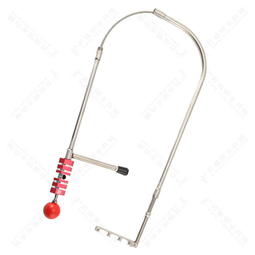 JMCKJ Doppelköpfiges Katzenaugen-Werkzeug für Diebstahlsicherung, Türspion, Haken, Tür, offen, Einzelkopf, Katzenaugen-Werkzeug, Schlosser-Werkzeug Image