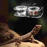 Poppop Reptilien Feeder Tassen Gecko Fütterung schale für Reptilien Schildkröte Spinne mit 10