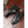 Herren Hightop Stiefel importiert Rindsleder und Samt lässig Lack leder Schuhe Punk Steam Motorrad Biker Schuhe