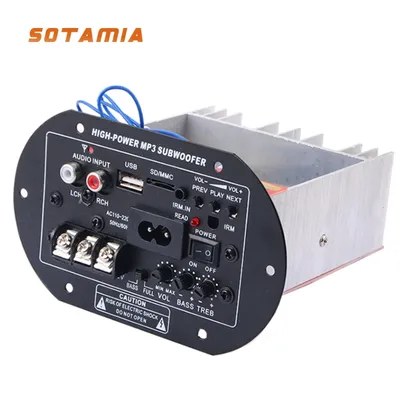 Sotamia 300w Hochleistungs-Bluetooth-Verstärker Audio Board Auto Hochtöner Subwoofer Lautsprecher Image
