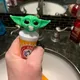 Star Wars Baby Yoda Anime Figur Spielzeug Squeeze Zahnpasta Catoon lustiges Spielzeug Yoda Kawaii