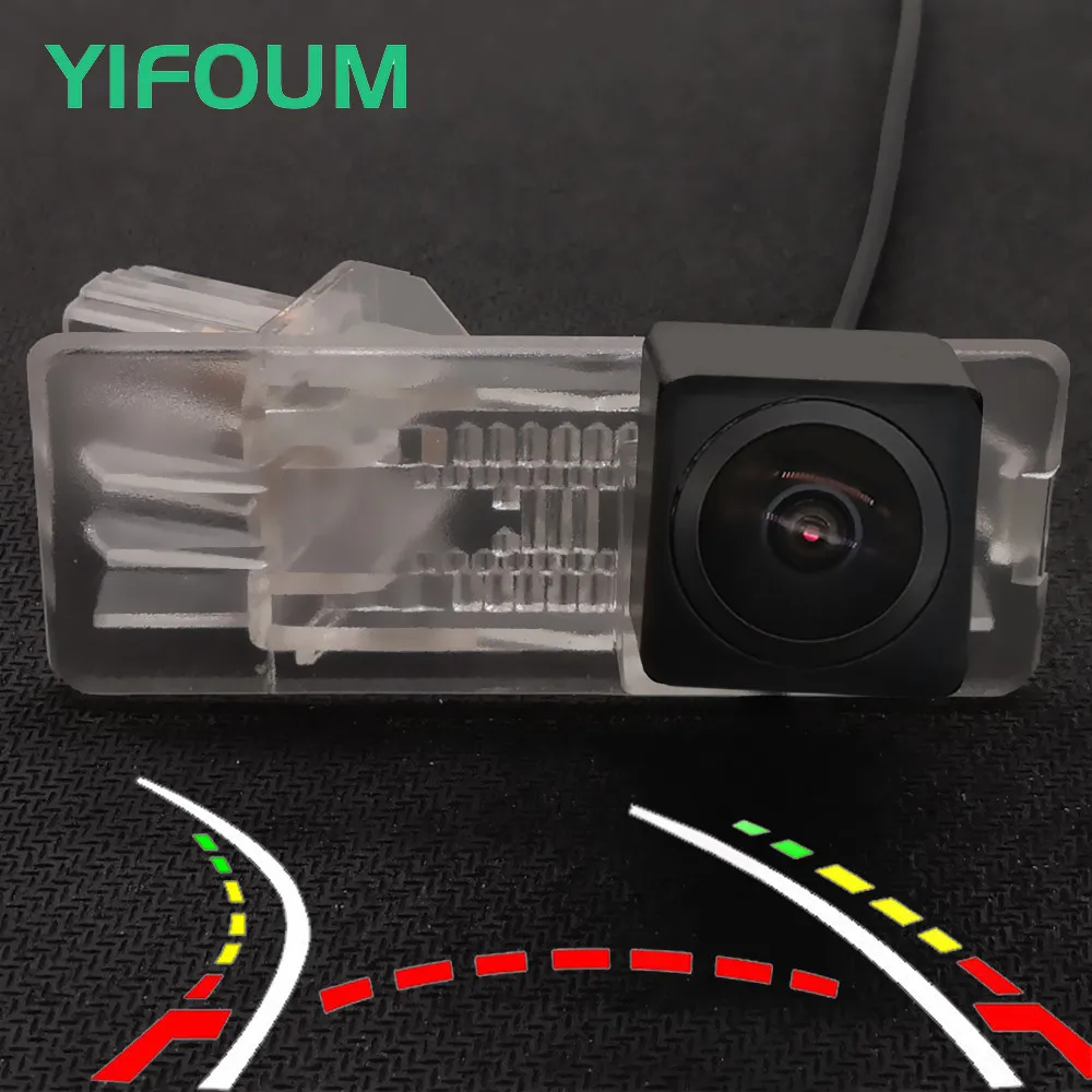 AHD Fisheye Starlight 12LED Dynamische Flugbahn Auto Rückansicht Kamera Für Renault Duster 2009-2019/Laguna 2 3 2001-2015/Espace 4 Image