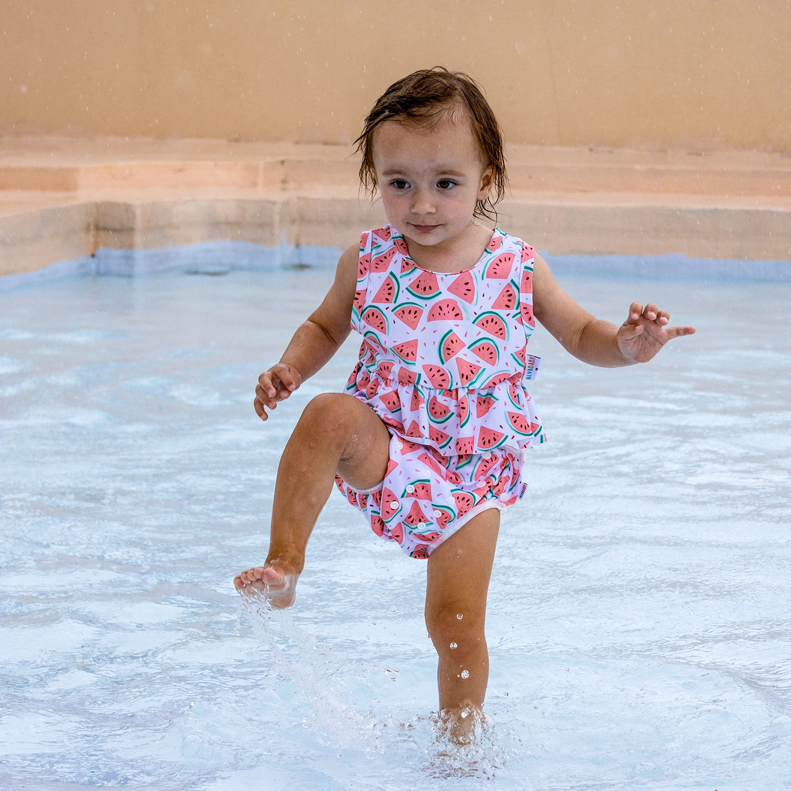 U wählen Sie 1 Set alvababy Sommer Schwimm set ärmellose Mode Badeanzug für Babys Image