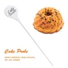 Kuchen Tester Sonde wieder verwendbare Edelstahl Kuchen Test Nadel stifte für Brot Keks Muffin