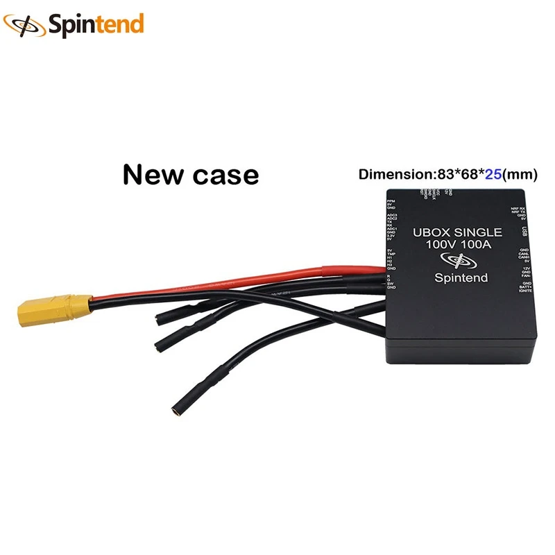Spintend Single Ubox 100V 100A Motor Controller Basis auf VESC 100V 250A Bluetooth Sicherung E-rad ADC V3 für Escooter Ebike Onewheel Image
