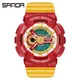 SANDA Neue Männer Uhr Dual Display Sport 30M Wasserdichte Digitale Uhren Armbanduhr Quarz Uhr für