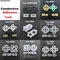 1Set Ersatz Leitfähige Silizium D Pads Gummi taste für PS2 PS2 PS3 PS4 PSP1000 Controller Reparatur Teil