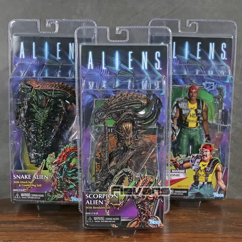"NECA Aliens Serie 13 Apone/Schlange Alien/Skorpion Alien 7 ""Action Figure Sammeln Modell Spielzeug"