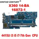 16872-1 Original Motherboard für HP X360 14-BA Laptop Motherboard mit 4415U i3 i5 i7-7th Gen CPU