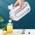 1/2/3 stücke tragbare Silikon Eisball Maker Wasserkocher 2 in 1 Multifunktions-Eismaschine Container