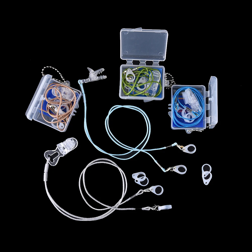 1 Set Hinter Dem Ohr Hörgeräte Hilfe Clip Seil Schutz Halter Sicherheit Schutz Zubehör Für Kinder & Erwachsene Mit Box Image