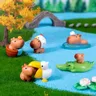 Hot Capybara Simulation Tiere Modell Mini Kapibare Action figuren Figur Home Decoration Kinder