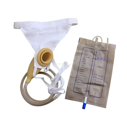 1000ml Mann Protable Tragbare Urin Tasche Urinal System mit Sammlung Urin Tasche (1000ml Mann Urin