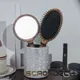 Luxus Diamant Airbag Haar Kamm Holz Runde Spiegel Make-Up Pinsel Lagerung Box Kommode Tisch Bad