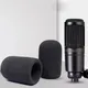 Professioneller Mikrofon-Windschutz für AT2020 AT2035. Schaumstoff-Mikrofonabdeckung verbesserter