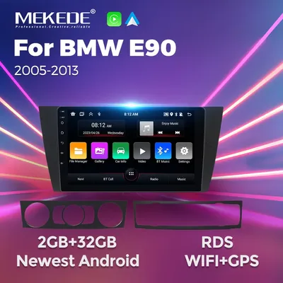 Mekede für bmw 3series e90 e91 e92 e93 2011-2015 android 13 carplay auto navigation all-in-one wifi carplay dvd multimedia player