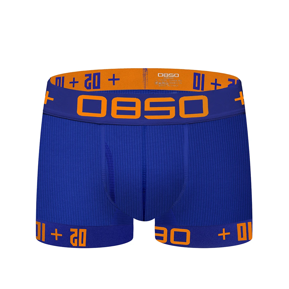 Atmungsaktive Unterwäsche Männer Boxer Baumwolle Sexy Shorts Boxer Mann Unterhose Cueca Weiche Low Rise Schlüpfer der Männer Boxer Dropshipping Image