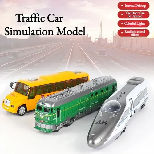 Automodell Spielzeug Kinder zug crh Schulbus Simulation Verkehrs trägheit Auto Kinderspiel zeug
