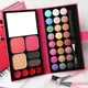 33 Farben Make-up Set Lidschatten Puder erröten Lippenstift dauerhafte Kosmetik Make-up mit Spiegel