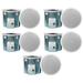 10) JBL Control 18C/T 8 70v Commercial White Ceiling Speakers For Restaurant