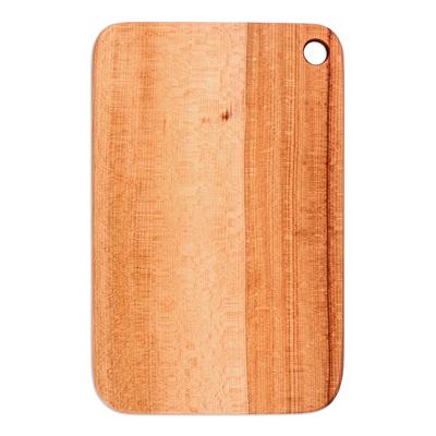 'Hand-Carved Rectangular Beechwood Cutting Board from Armenia'