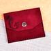 Days of Luxury,'100% Suede Card Holder Accented with the Armenian Letter N'