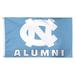 WinCraft North Carolina Tar Heels 3' x 5' Single-Sided Deluxe Alumni School Supporter Flag