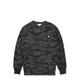 Tiger Camo AOP Crew - M / BLACK TIGER CAMO Money Clothing