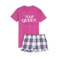 Dollymix Womens Personalised Womens Pyjama Short Set - Pink Mix, Pink Mix