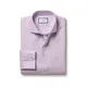 Charles Tyrwhitt Mens Slim Fit Non Iron Pure Cotton Twill Shirt - 1533 - Purple, Purple