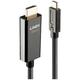 LINDY Cable USB-C® plug, HDMI-A plug 5.00 m Black 43315 USB-C® screen cable