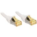 LINDY 47328 RJ45 Network cable, patch cable CAT 6a (CAT 7 cable) S/FTP 10.00 m White 1 pc(s)