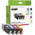 KMP Ink replaced Canon CLI-551BK XL, CLI-551C XL, CLI-551M XL, CLI551Y XL Compatible Set Photo black, Cyan, Magenta, Yellow C90V 1520,0050